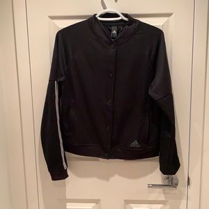 Adidas black track jacket